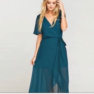 Show Me Your MUMU Sophia Wrap Dress Small